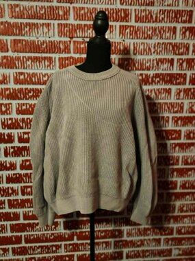 Zara Knit Oversized Ribbed Sweater